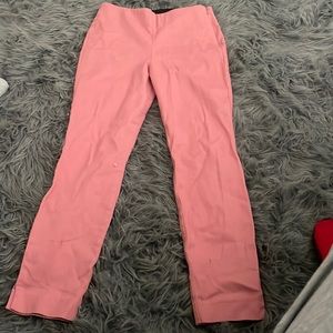 Flat front ankle pants